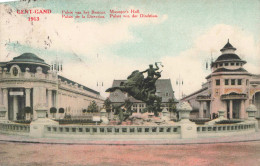 BELGIQUE - Gand 1913 - Palais De La Direction - Colorisé - Carte Postale Ancienne - Gent