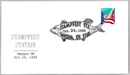 STAMPEST STATION - PEZ - FISH. Umpqua OR 1999 - Fishes
