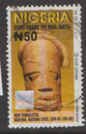 Nigeria  2010   SG 890  Terracotta Head   Fine  Used - Nigeria (1961-...)