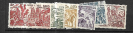 GRANDE SERIE COLONIALE DU TCHAD AU RHIN 1946 INDE Cat Yt   11  à  16    N** MNH - 1946 Tchad Au Rhin