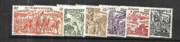 GRANDE SERIE COLONIALE DU TCHAD AU RHIN  OCEANIE Cat Yt  20 à 25  N** MNH - 1946 Tchad Au Rhin