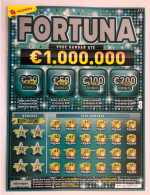 103, Lottery Tickets, Portugal, « Raspadinha », « Instant Lottery », « FORTUNA », Nº 520 - Billets De Loterie