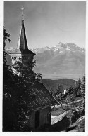 Leysin L'Eglise Catholique Et Les Dents Du Midi 1942 - Leysin