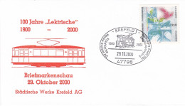 Germany Deutschland 100 Jahre "Lektrische" 29-10-2000 Krefeld - Tramways