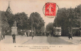 FRANCE - Tours - L'avenue De Grammont - Animé - Carte Postale Ancienne - Tours