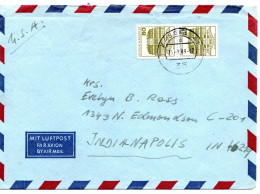 70269 - Bund - 1983 - 2@80Pfg B&S A LpBf KASSEL -> Indianapolis, IN (USA) - Cartas & Documentos