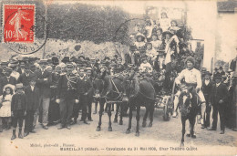 CPA 03 MARCILLAT / CAVALCADE DU 31 MAI 1908 / CHAR THEATRE GUYOT - Other & Unclassified