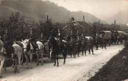 Armée Suisse Militaria - Schweizer Armee Carte Photo Foto Laufen Laufon 1917 Chariots Cavallerie - Otros & Sin Clasificación