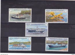 GUERNESEY 1981 BATEAUX AVIONS Yvert 234-238, Michel 232-236 NEUF** MNH Cote 4 Euros - Guernsey