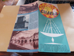 Dépliant Tourisme  Portugal  Chaves Année 1964 ? - Tourism Brochures