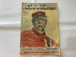 WW1 IL SECOLO ILLUSTRATO COPERTINA DUDOVICH GARIBALDINI FAYOLLE MARMORA 1918. - Guerra 1914-18