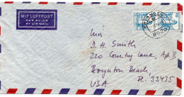 70271 - Bund - 1984 - 2@70Pfg B&S A LpBf ERLANGEN -> Boynton Beach, FL (USA) - Cartas & Documentos