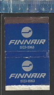60 YEARS FINNAIR 1923-1983  -  AIRLINES ( AVIATION ) OLD MATCHCOVER FINLAND - Scatole Di Fiammiferi - Etichette