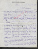 LETTRE COMMERCIALE DE 1936 COMPAGNIE NATIONALE DES RADIATEURS ECRITE DE BLANC MESNIL 1936 PETIT TROU : - Elettricità & Gas