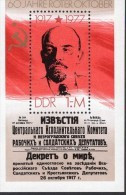 DDR Block 050 Oktoberrevolution Lenin Postfrisch MNH *** ( 3 Blocks / 3 Items) - 1971-1980