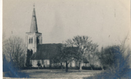 OEREN  KERK      PRIVE FOTOKAART    2 SCANS - Alveringem