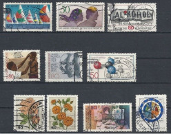 Deutschland, 1982, 10 Werte Aus Mi.-Nr. 1132-1147, Gestempelt - Gebraucht