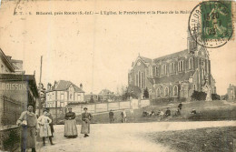 BIHOREL L'église, Le Presbytère Et La Place De La Mairie - Bihorel