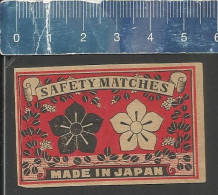 LEAFS  - OLD VINTAGE MATCHBOX LABEL MADE IN JAPAN - Scatole Di Fiammiferi - Etichette