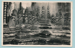 Angkor-Vat - Bas-relief (danseuses Célestes) - Circulé 1950 - Cambodge