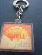 Porte-clé Ancien/Carburant /SHELL/Shell Que J'aime / Avec Verso Réservé à L'identité /vers 1960-1970     POC662 - Porte-clefs