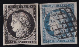 France N°3/4 - Oblitéré - TB - 1849-1850 Cérès