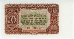 Cecoslovacchia 10 Korun 1953 P.83b UNC(B/1-35 - Checoslovaquia