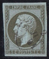 France N°11 - Signé Calves - Oblitéré - TB - 1853-1860 Napoleon III