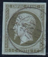 France N°11 - Signé Brun - Oblitéré - TB - 1853-1860 Napoléon III.