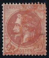 France N°26 - Oblitéré CàD Rouge Des Imprimés - TB - 1863-1870 Napoléon III Lauré