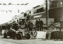 CARTOLINA FOTOGRAFICA MODERNA CORSA AUTOMOBILI SICILIA TARGA FLORIO 1932 Italy Modern Postcard - Manifestazioni