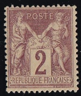 France N°85 - Neuf * Avec Charnière - TB - 1876-1898 Sage (Type II)