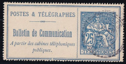 France Timbre Téléphone N°24 - Oblitéré - TB - Telegraphie Und Telefon
