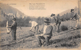 EN AUVERGNE- LES FAUCHEURS - Cultures