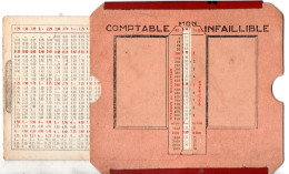Règle à Système  (tirette MON  COMPTABLE INFAILLIBLE  (PPP45208) - Altri & Non Classificati