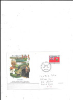 CANADA N° 707A OBL DRAPEAU SUR FDC ILLUSTRE FRUITS ET LEGUMES - Covers & Documents