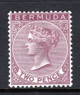 Bermuda 1883-94 QV - Wmk. Crown CA - P.14 - 2d Aniline Purple HM (SG 26) - Bermuda