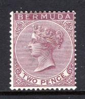 Bermuda 1883-94 QV - Wmk. Crown CA - P.14 - 2d Brown-purple HM (SG 26a) - Bermuda