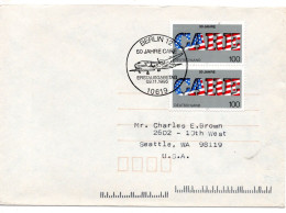 70295 - Bund - 1995 - 2@100Pfg CARE A Bf ESST BERLIN - ... -> Seattle, WA (USA) - Lettres & Documents