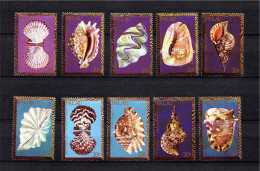 Palau 1984 Set Shell/Snacke/Sealife Stamps (Michel 37/46) MNH - Palau