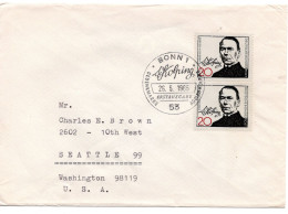 70299 - Bund - 1965 - 2@20Pfg Kolping A Bf ESST BONN - ... -> Seattle, WA (USA) - Cartas & Documentos