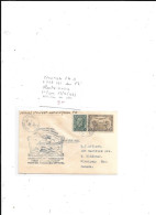 CANADA N° PA 1 + POST 161 SUR PLI ILLUSTRE HAVRE ST PERRE 15.12.1933 ARRIVEE AU DOS - Storia Postale