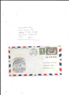 CANADA N° PA 2 + POST 141 SUR PLI ILLUSTRE 1ER VOL PORT MEUNIER RIMOUSKI 1936 - Briefe U. Dokumente