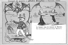 AFFAIRE DREYFUS- CONSEIL DE GUERRE- RENNES 1899 - LE FAMEUX COUP DE MASSURE DE MERCIER - Personajes