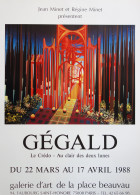 GEGALD Le Crédo : Au Clair Des Deux Lunes, Affiche Originale D'époque - Posters