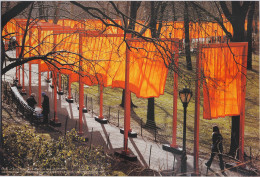 CHRISTO Et Jeanne-Claude : Gates And Orange Curtains, Central Park New York, Affiche Originale D’époque - Posters