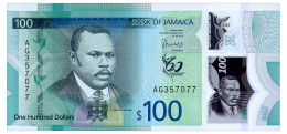 JAMAICA COMMEMORATIVE 100 DOLLARS 2022 Pick W97 Unc - Jamaica