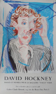 David HOCKNEY : Portrait Cubiste, Affiche Originale D’époque - Posters