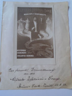 ZA452.10 Circus Memorabilia-  Alfredo Uferini (Alfred Ufer)  Photo And Autograph   -1922 Cirque  Brünn Ceske Variete - Actores Y Comediantes 