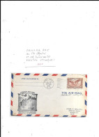 CANADA N° PA 5 SUR PLI ILLUSTRE 1ER VOL EXPERIMENTAL HALIFAX UTICA - Storia Postale